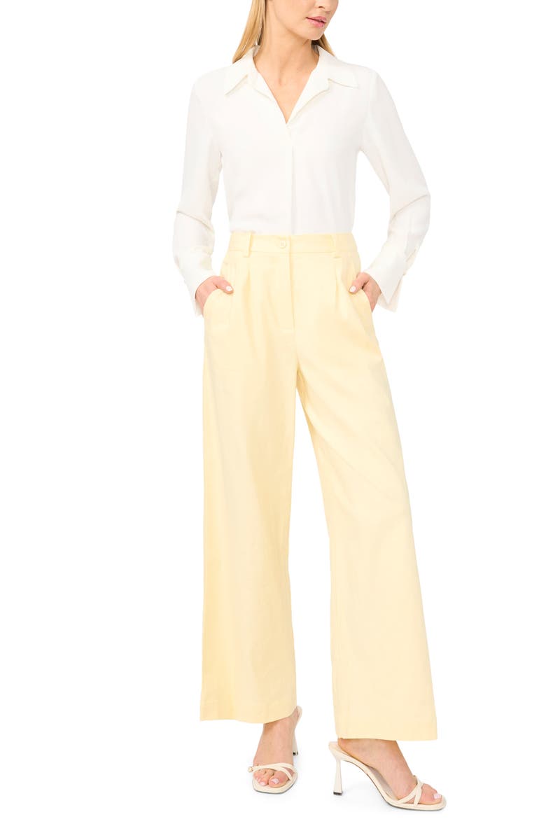 linen dress pants womens Stretch Blend for Tall Women in Olive 10 / Extra Tall / Olive Whether styled for work or weekends Lydia Classic Wide Pants