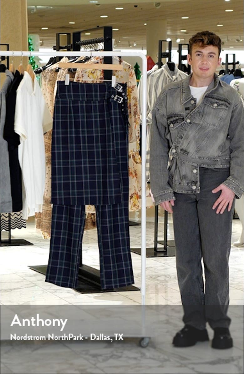 Tartan Tapered Leg Kilt Pants, sales video thumbnail