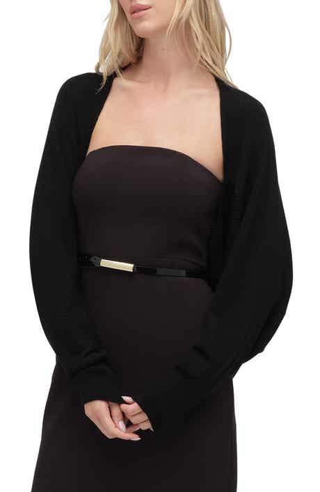 The Layla Rib Wool Shrug Cardigan