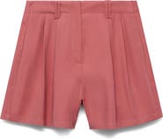 MANGO Pleated Shorts