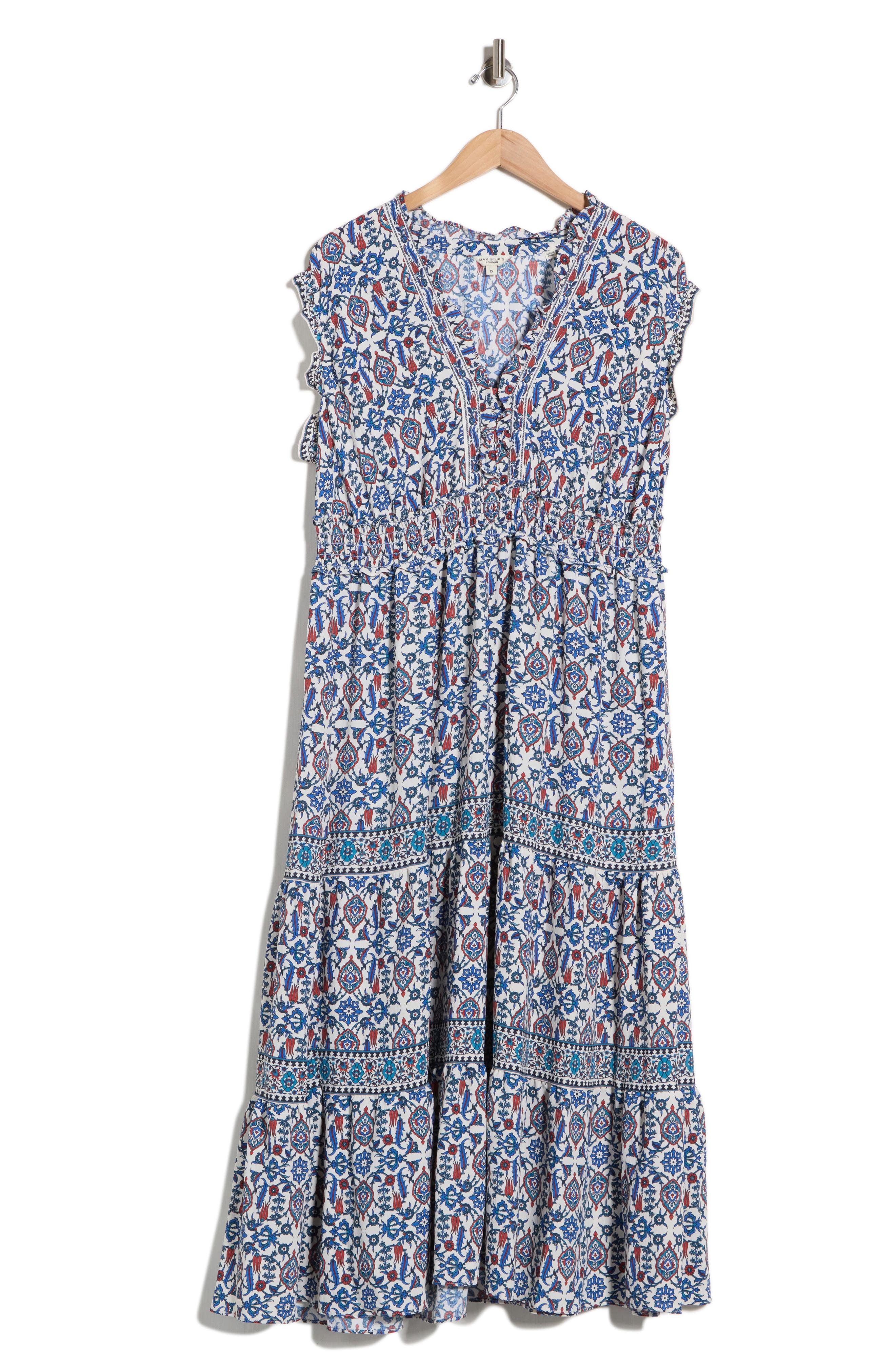 Sleeveless Tiered Maxi Dress