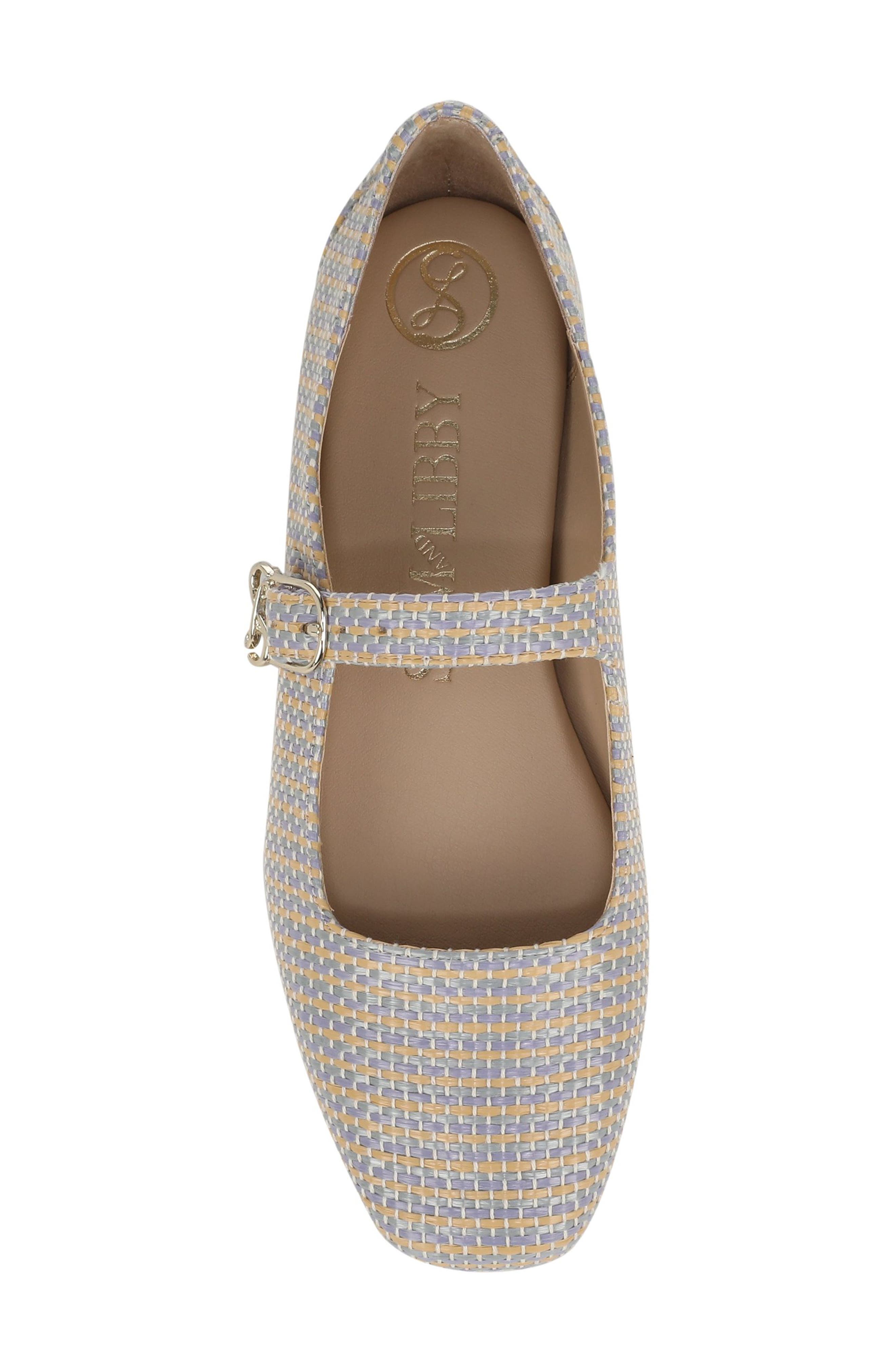 Fredi Mary Jane Flat, Alternate, color, IRIS SAGE MULTI