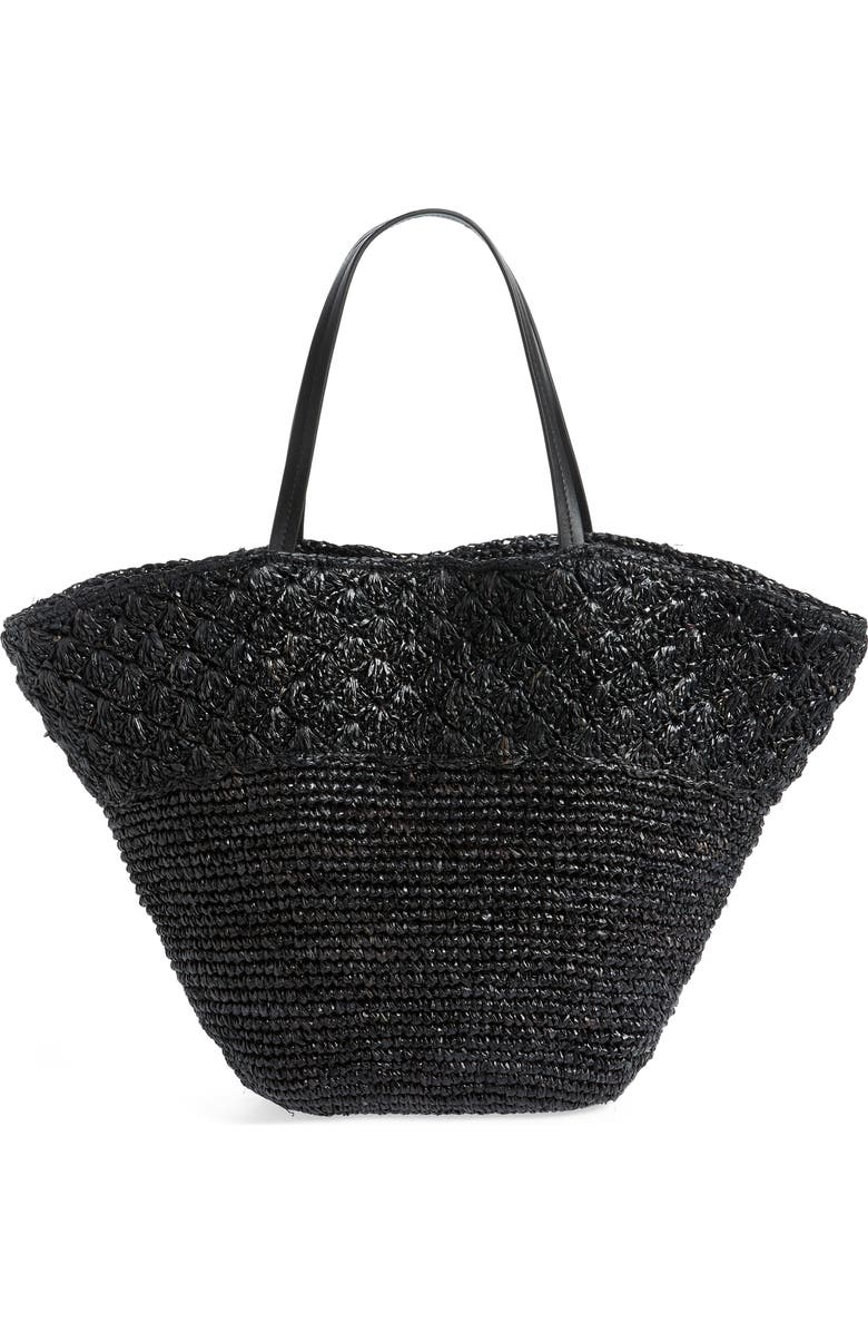 BTB Los Angeles Sera Straw Tote, Main, color,