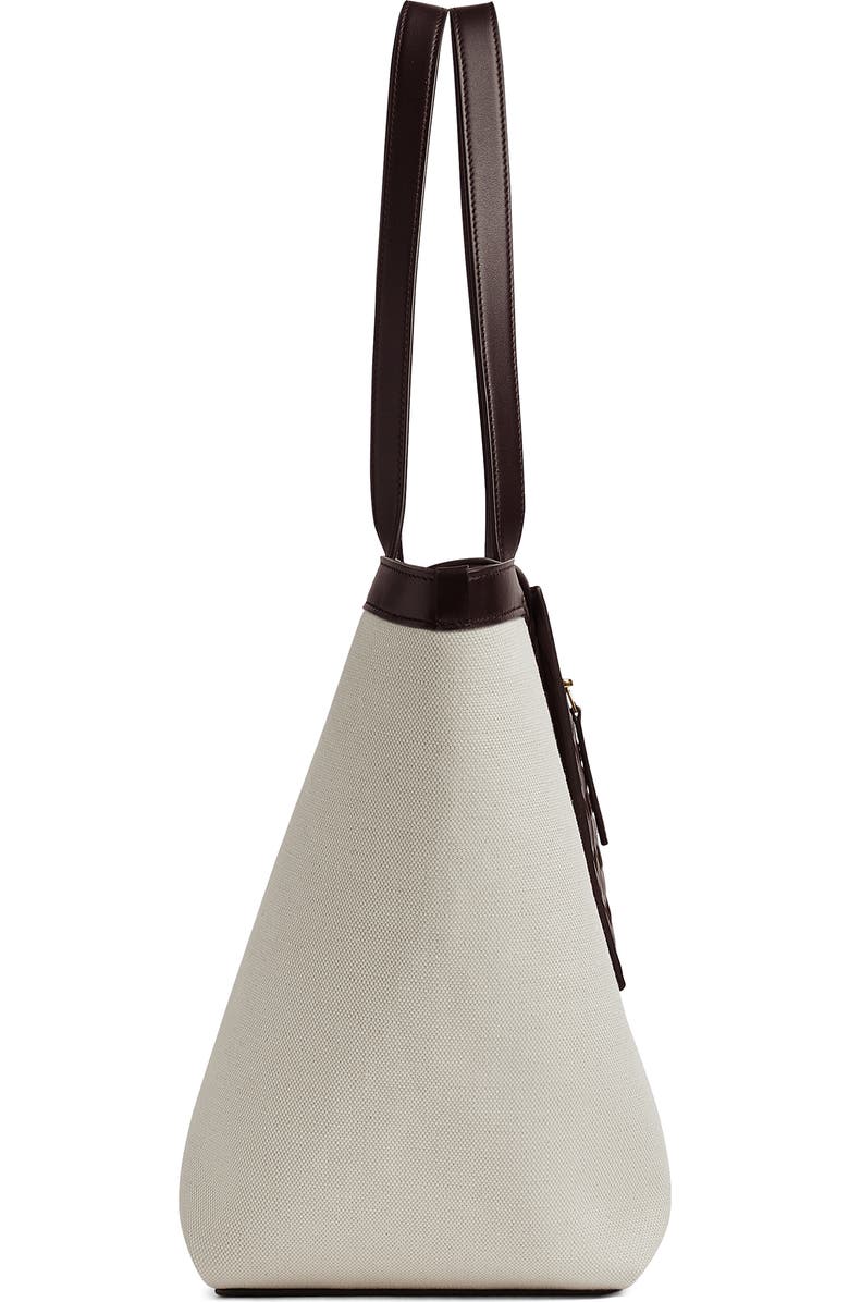 Bottega Veneta Flip Pouch Canvas Tote, Alternate, color,