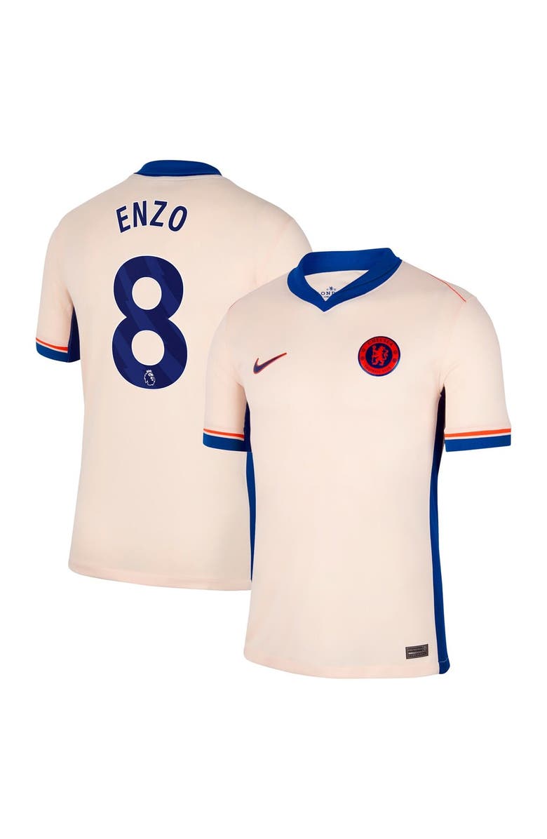 Nike Men's Nike Enzo Fernández Orange Chelsea 2024/25 Away Replica Player Jersey, Main, color, 