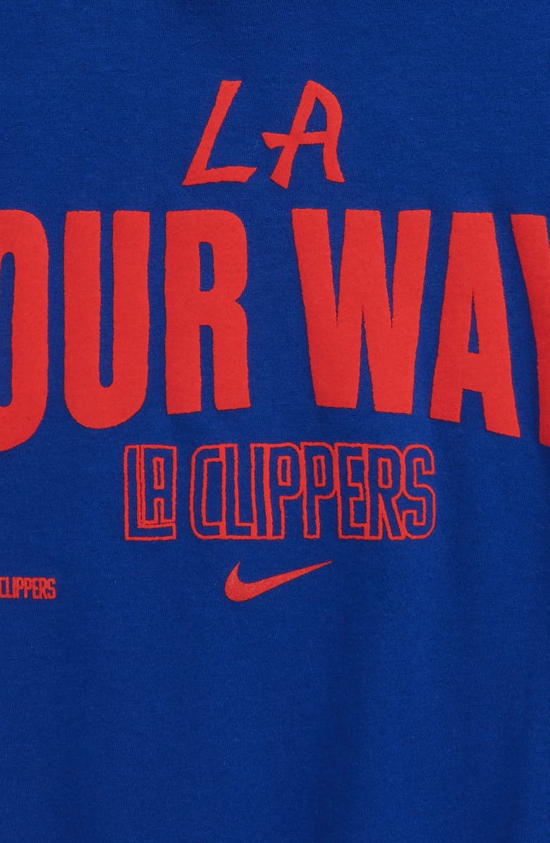 Nike Kids' NBA Los Angeles Clippers Graphic Tee, Alternate, color,