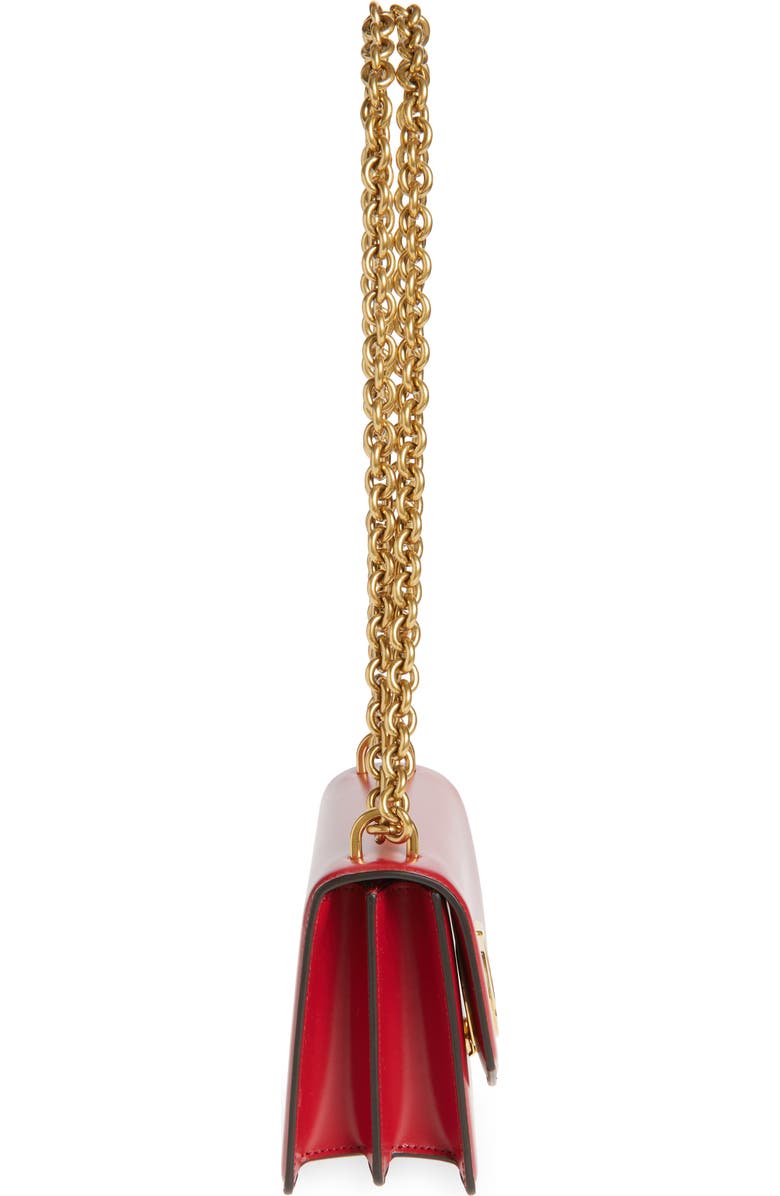 Valentino Garavani Small DeVain VLOGO Signature Leather Shoulder Bag, Alternate, color,