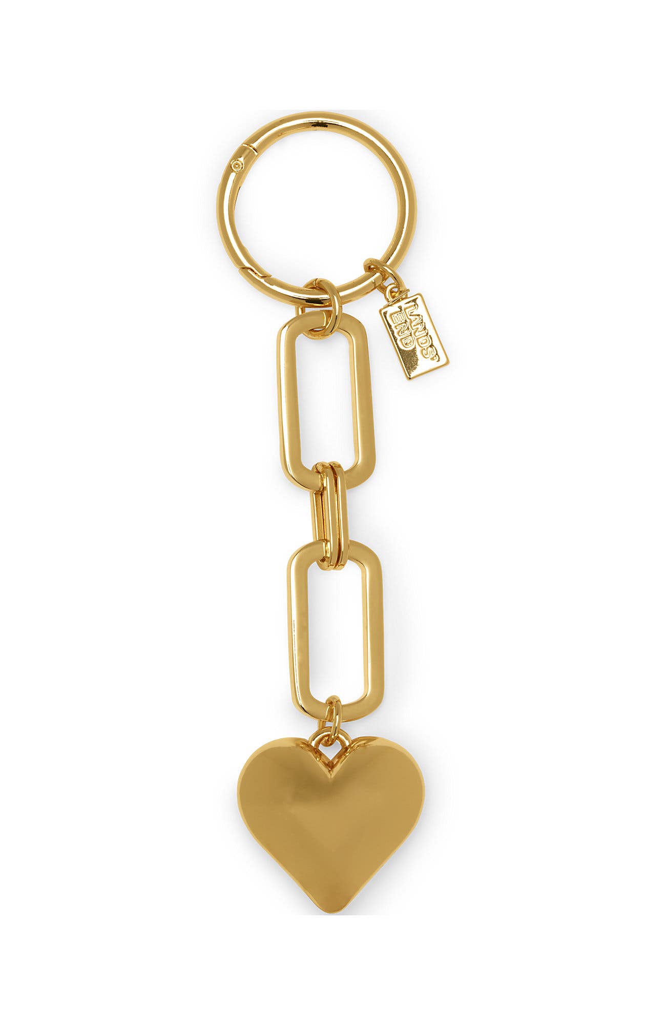 Lands' End Bag Charm, Main, color, Heart
