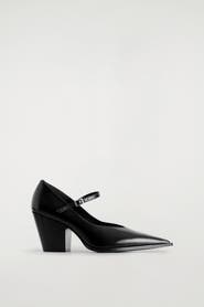 COS Leather Heeled Mary Jane Shoes
