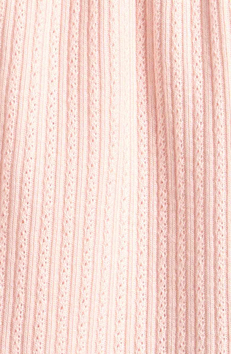 Little Planet Ruffle Organic Cotton Blend Skirted Bodysuit, Alternate, color, Pink