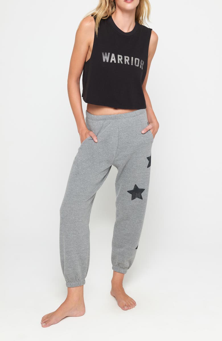 Spiritual Gangster Nova Callie Cotton Crop Tank, Alternate, color, Black