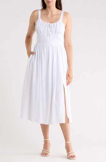 Ellen Tracy Keyhole Midi Dress