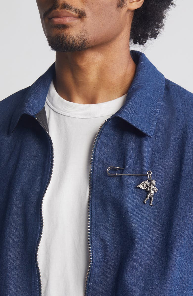 JUNGLES Angels Among Us Reversible Denim Jacket, Alternate, color, 