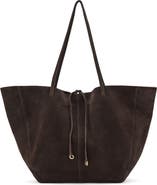 MANGO Suede Shopper Bag