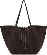 MANGO Suede Shopper Bag