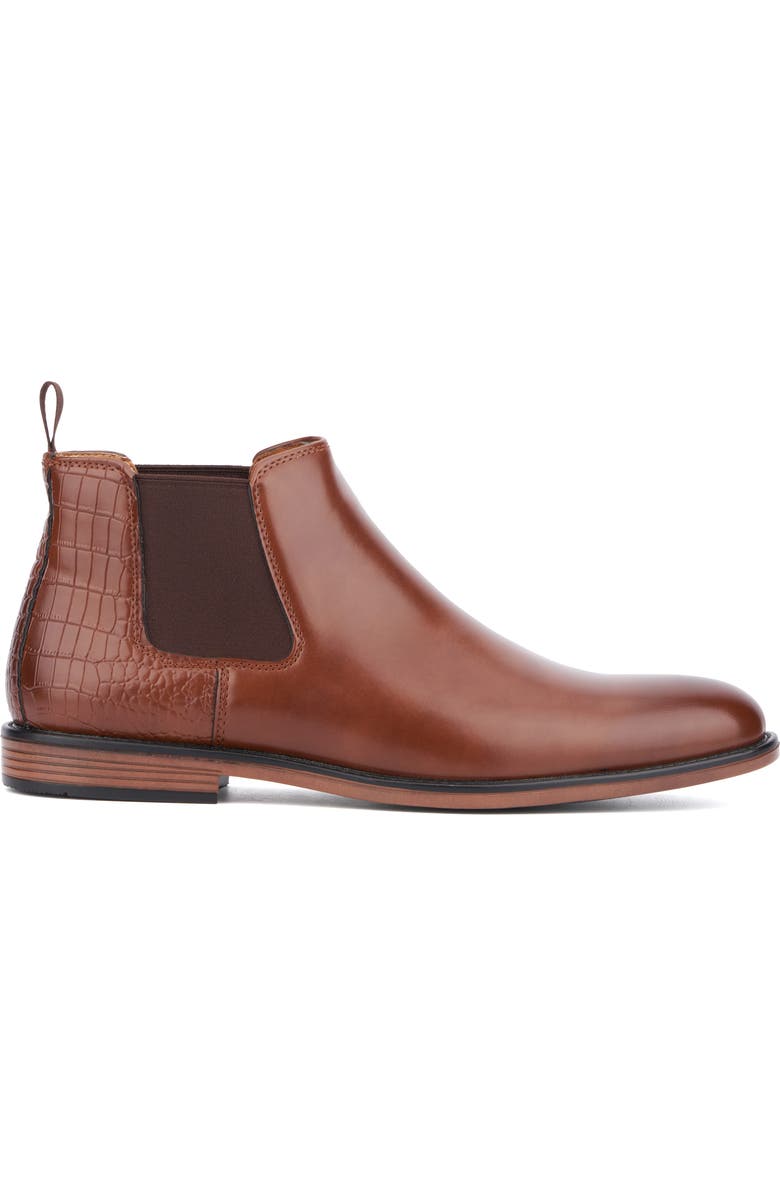 NEW YORK AND COMPANY Enzo Chelsea Boot, Alternate, color, Cognac