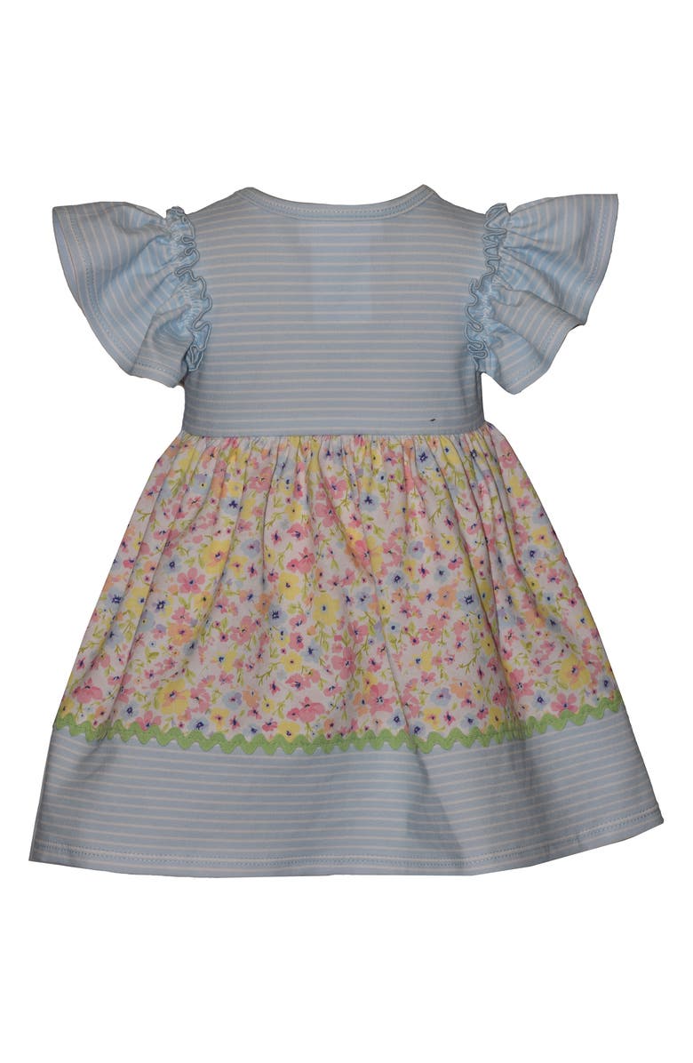 Iris & Ivy Bunny Appliqué Dress, Alternate, color, Blue