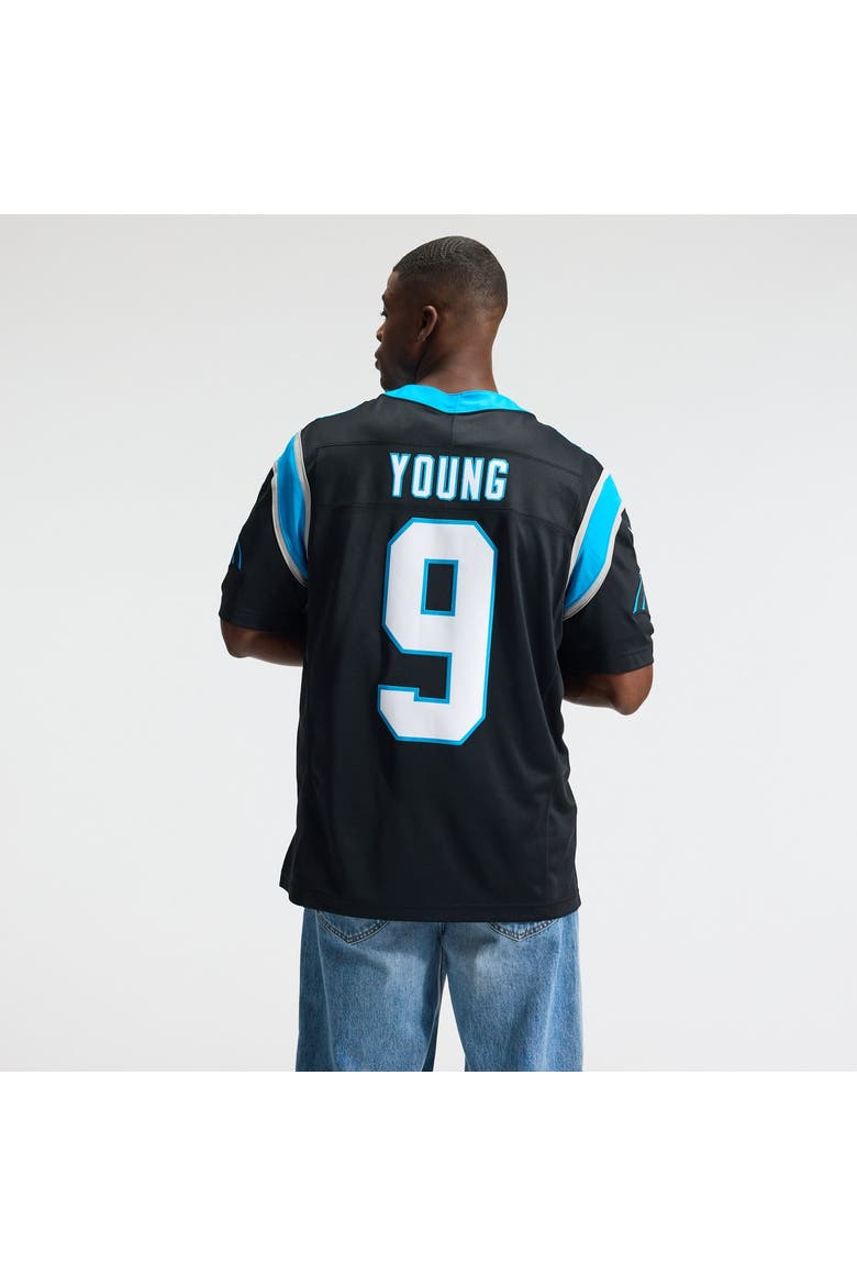 Men's Nike Bryce Young Black Carolina Panthers Team Vapor F.U.S.E. Stitched Limited Jersey, Alternate, color, Black