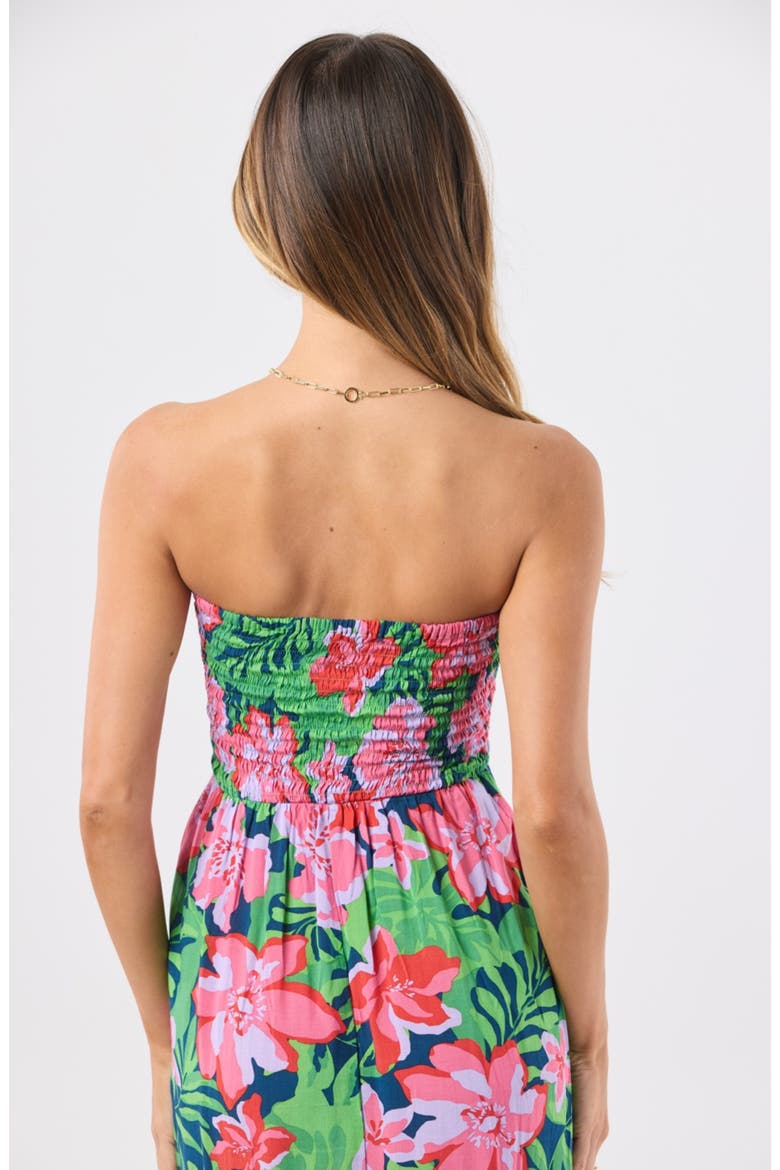 Emilia Strapless Maxi Dress, Alternate, color, HONDURAS NAVY