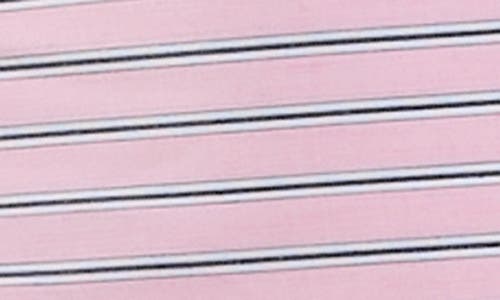 Urban Social Stripe Bubble Hem Miniskirt In Pink/white