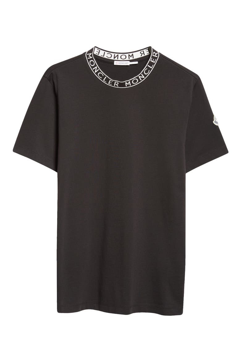 Logo Cotton T-Shirt, Alternate, color, BLACK