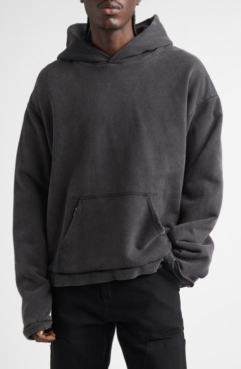 Ulf Distressed Back Logo Graphic Hoodie