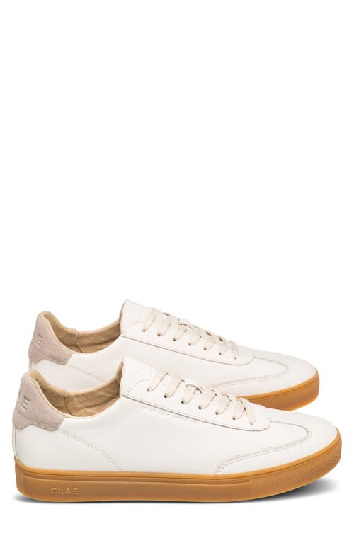 Clae Monroe Vp Low Top Sneaker In Fog Cashmere Light Gum