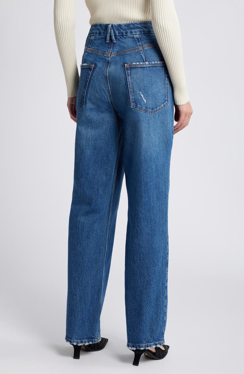 Good '90s Double Button Crossover Jeans
