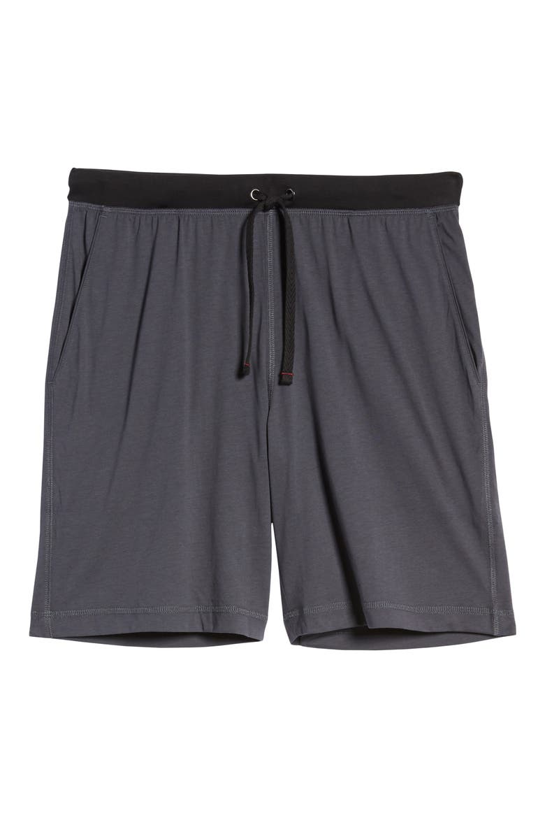 Peruvian Pima Cotton Lounge Shorts, Alternate, color, INK