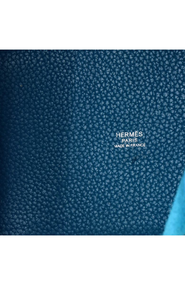 Pre-Owned Hermes Picotin Lock Bag Clemence PM, Alternate, color, Turquoise