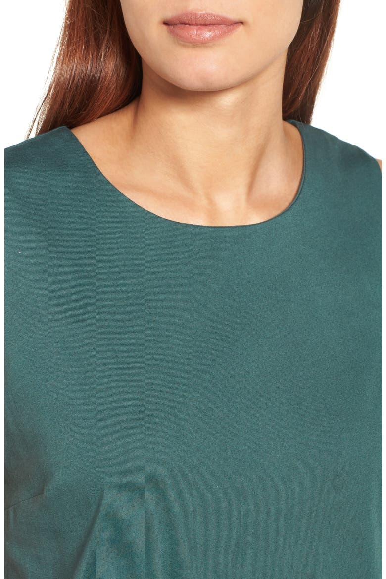 Scalloped Tank, Alternate, color, GREEN GABLES