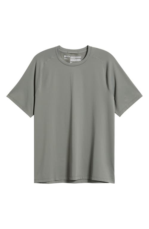 Zella Performance T-shirt In Grey Pewter
