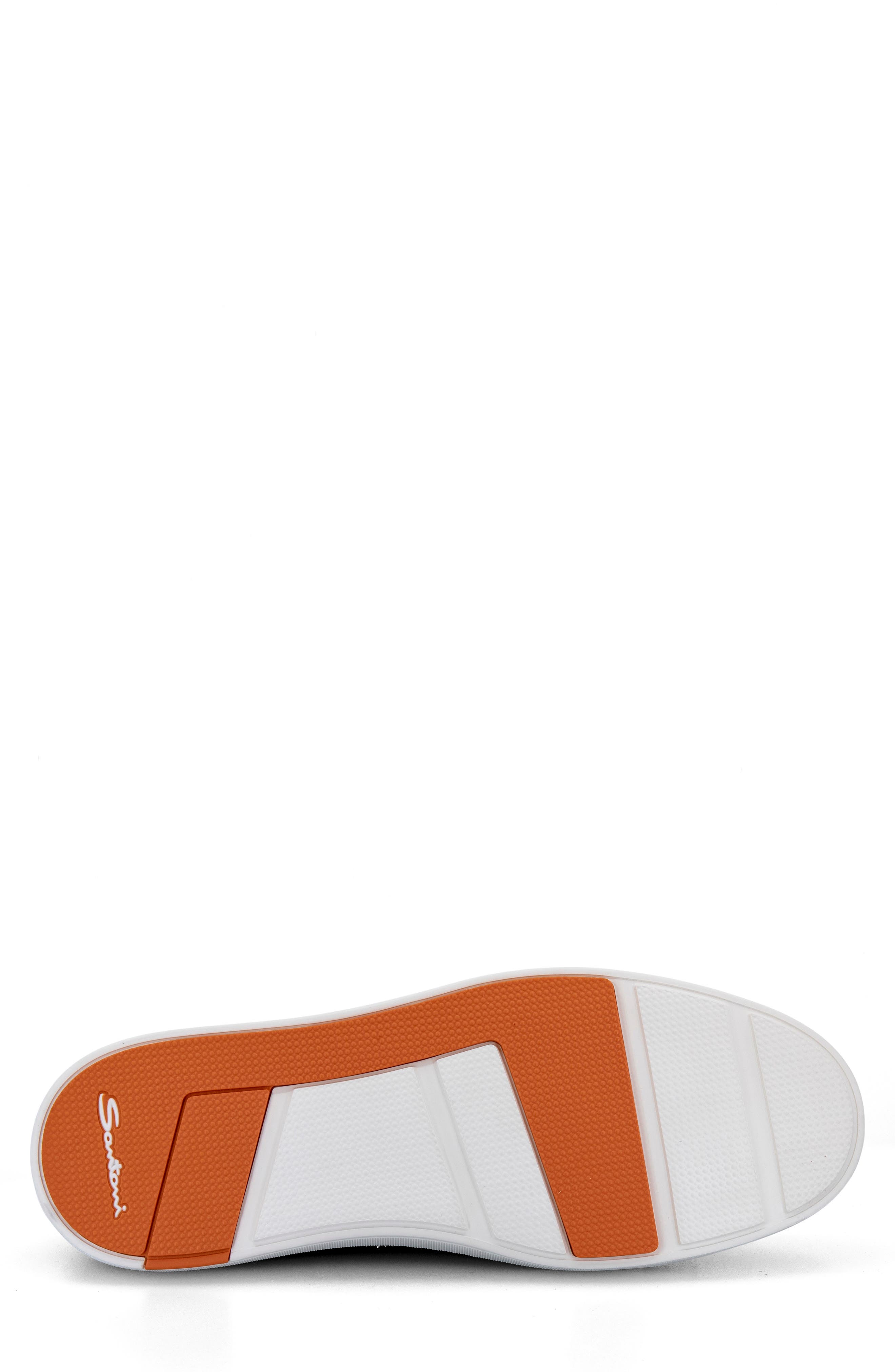 Santoni Biking Low Top Sneaker, Alternate, color, Black