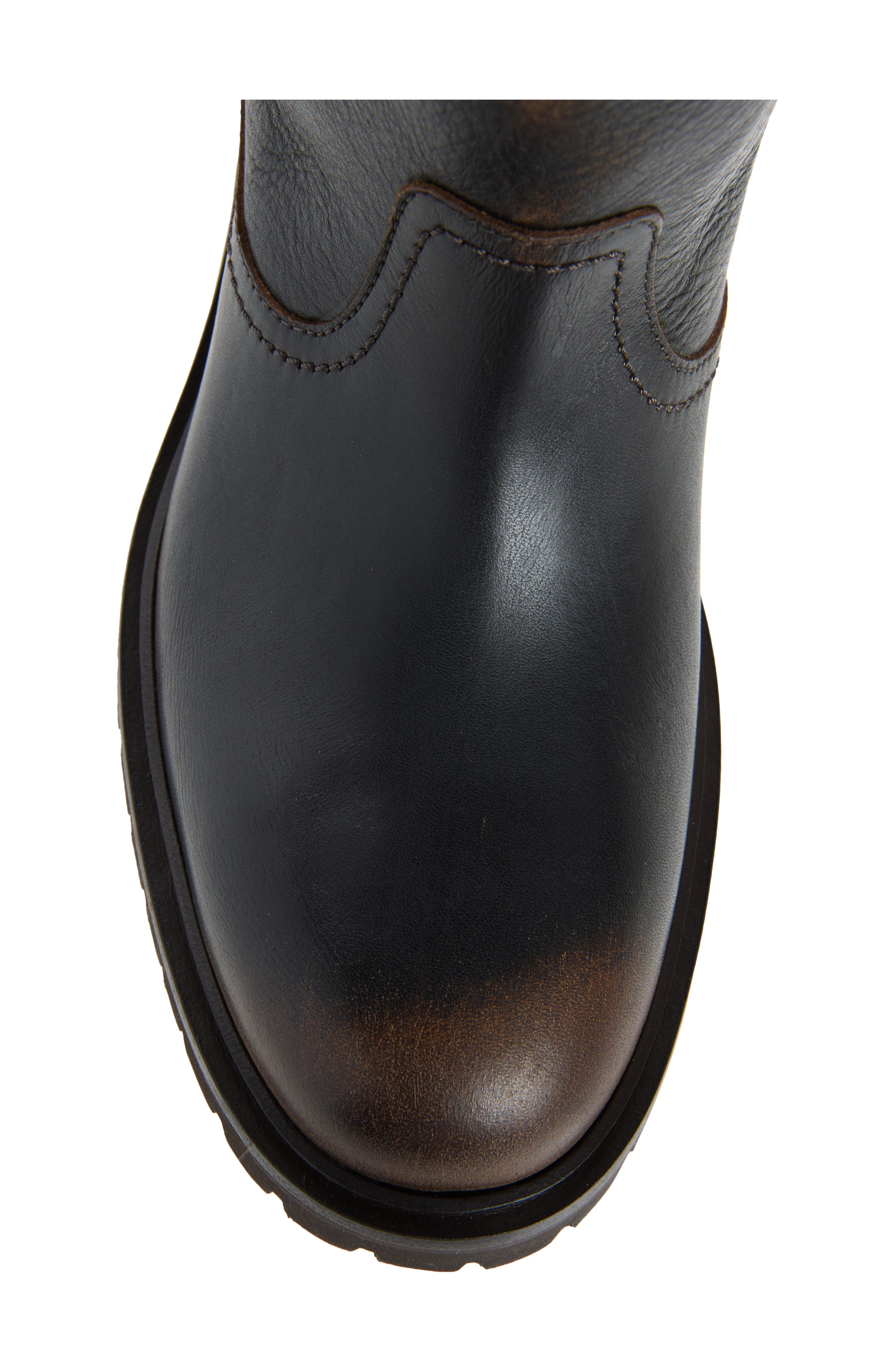 Kurt Moto Boot, Alternate, color, BLACK/ LIGHT BROWN