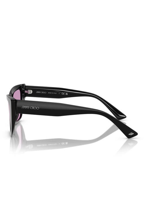 Jimmy Choo 53mm Cat Eye Sunglasses In Violet