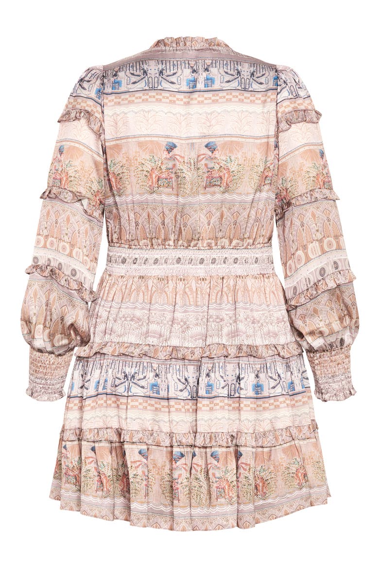 Leilany Long Sleeve Minidress, Alternate, color, PRINT