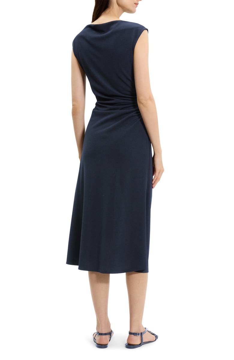 Theory Bateau Neck Knit Dress, Alternate, color, Nocturne Navy