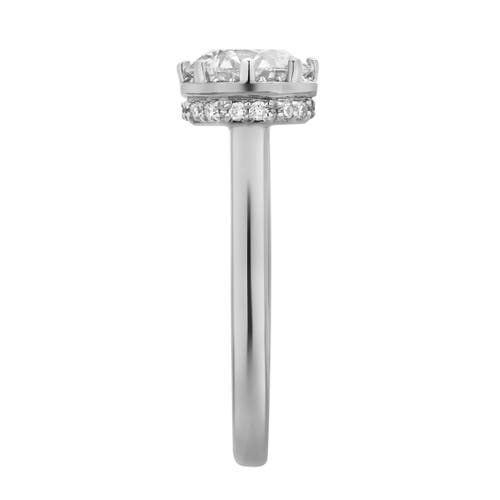 Luvmyjewelry Velora 14k Gold Round Lab Grown Diamond Solitaire Ring In 14k White Gold
