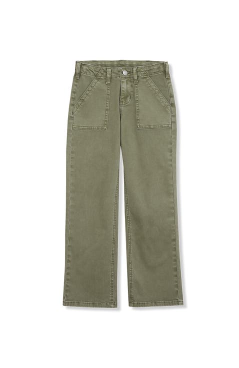 Girls Woven Pull On Utility Cargo Pants