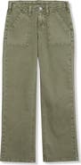 Lands' End Girls Woven Pull On Utility Cargo Pants