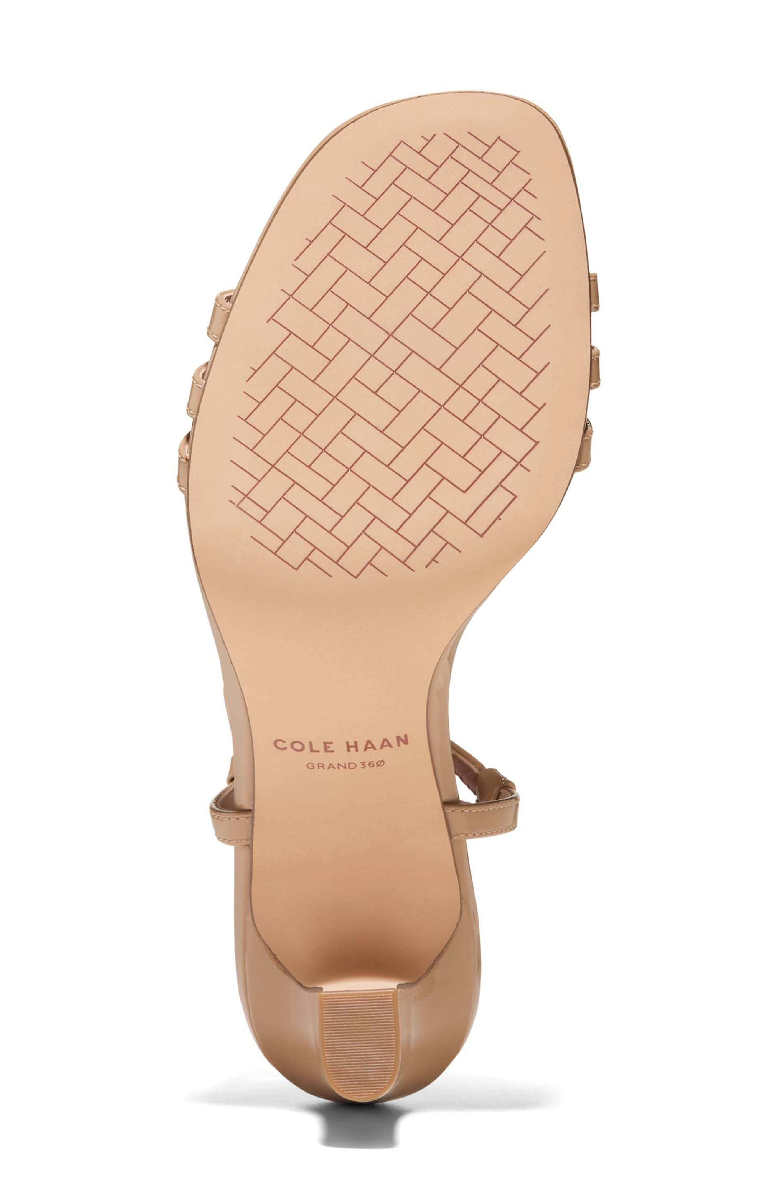 Cole Haan Michelina Strappy Sandal, Alternate, color, Tuscan Sand Patent Leather