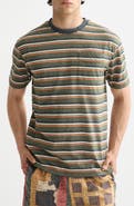 Scotch & Soda Relaxed Fit Stripe Pocket T-Shirt