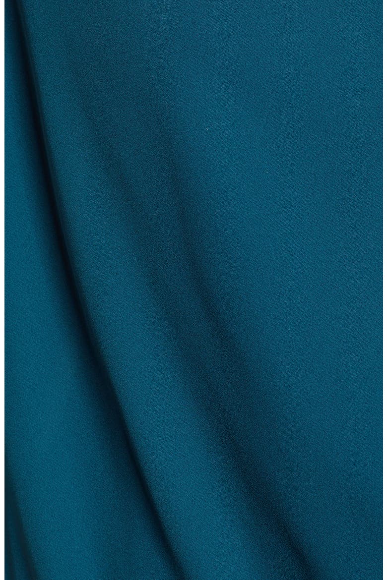 Side Drape Blouse, Alternate, color, TEAL