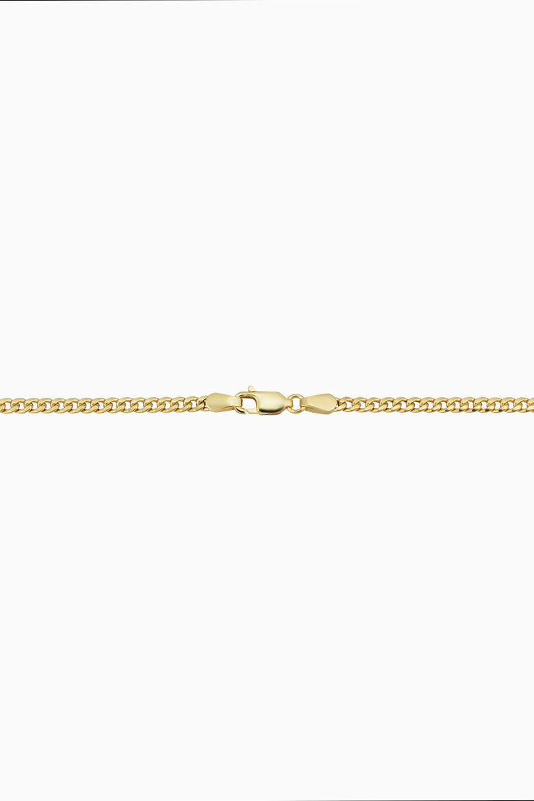 14K Yellow Gold Estate Cuban Choker, Alternate, color, Yellow Gold