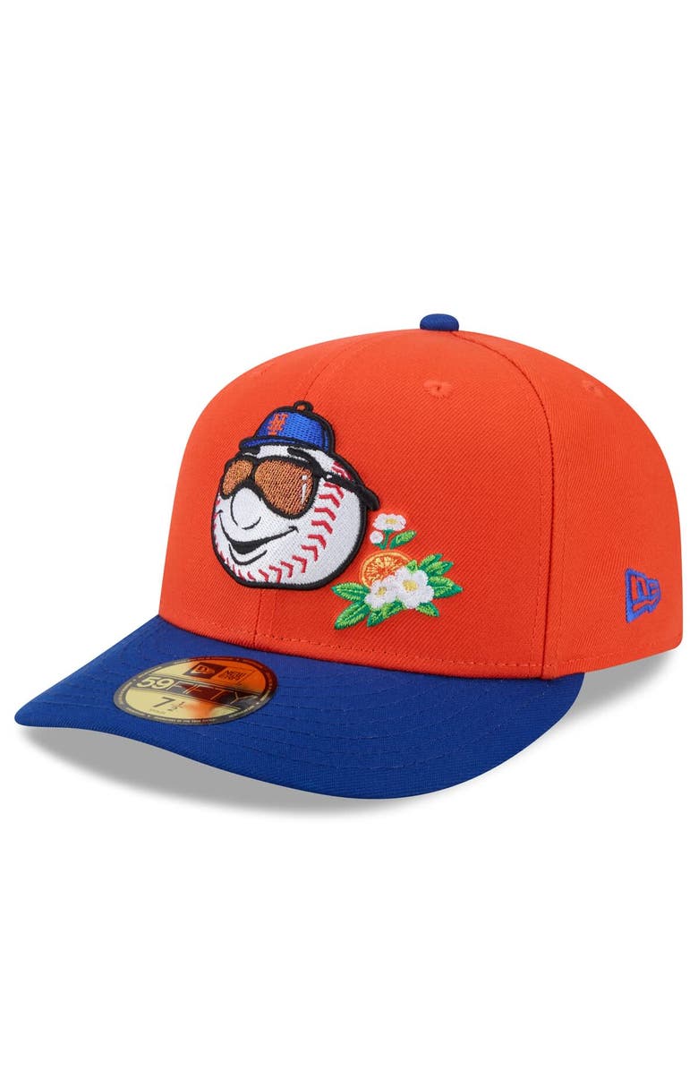 New Era Men's New Era Orange/Royal New York Mets 2026 Spring Training 59FIFTY Fitted Hat, Alternate, color, Orange