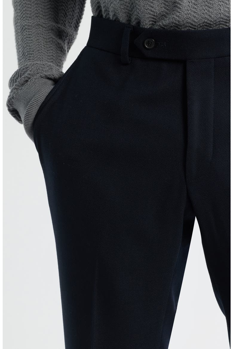 Luxury Performance Stretch Wool Suit Separate Pants, Alternate, color, NAVY