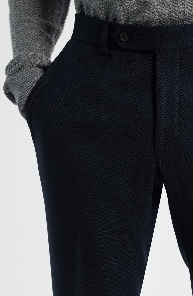 Heritage Gold Luxury Performance Stretch Wool Suit Separate Pants, Alternate, color, Navy