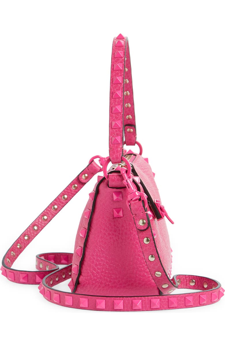 Valentino Garavani Small Rockstud Leather Shoulder Bag, Alternate, color,