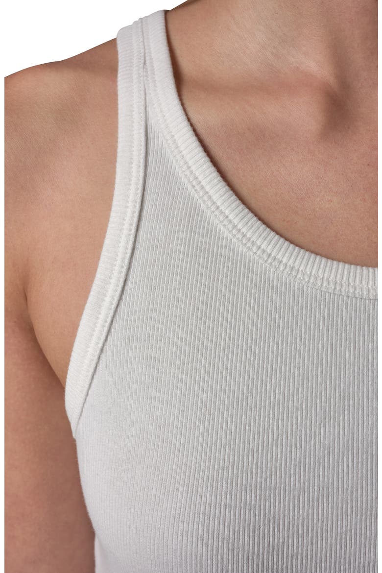 Rib Scoop Neck Tank, Alternate, color, CREAM