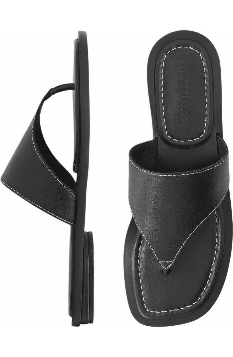 Bernardo 1946 Footwear Agora Thong Sandal, Alternate, color, Black